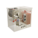 alt="Red Label Happy Combi Filter for koi ponds, a high-performance alternative to Filtreau, Profidrum, Absolute Koi, Perfect Ponds, Shirley Aquatics, and Burton Drums"