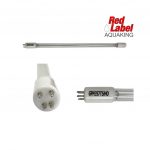 Red Label Replacement submersible uv lamp in 40w and 80w. Absolute Koi, filtreau, profidrum, burton drum, perfect ponds, shirley aquatics